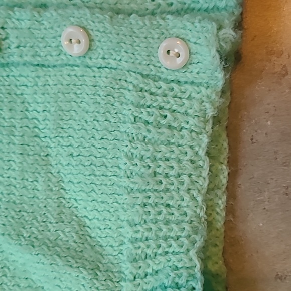 Vintage Hand Knit Baby Sweater - Picture 3 of 5